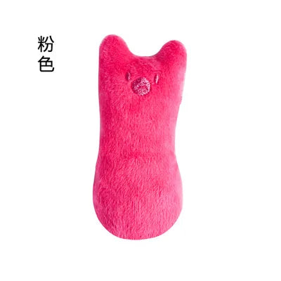 Interactive Plush Catnip Cat Toy – Teeth Grinding & Chewing Vocal Kitten Toy