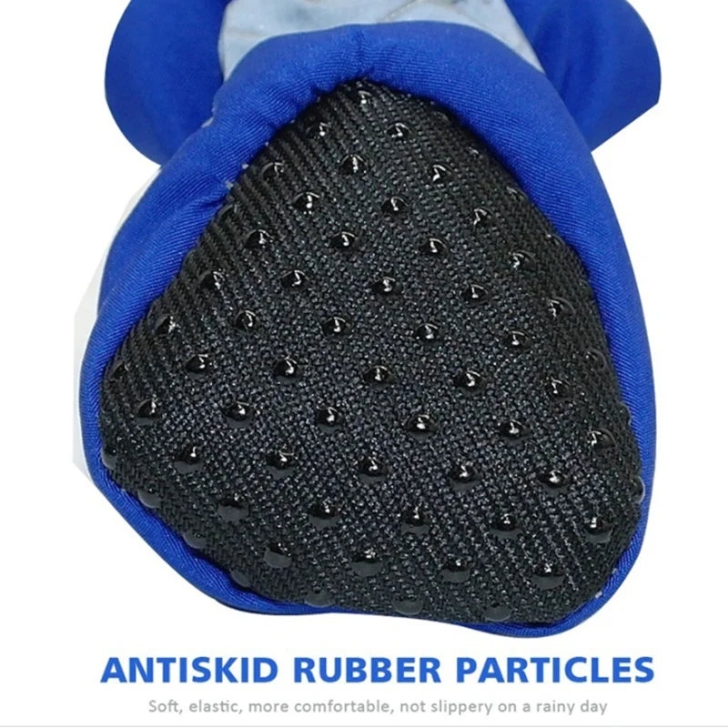 4-Pack Waterproof Pet Rain Boots | Non-Slip Shoes for Cats & Dogs (68 chars)