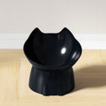 WhiskerWare Raised Cat Bowl | Tilted Ergonomic Neck Protection Dish